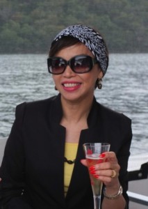 Caroline Hong on the boat-Sydney