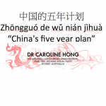 DrCarolineHOng China5YearPlan