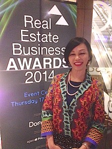 REBAwards 2014 Dr Caroline Hong Judge