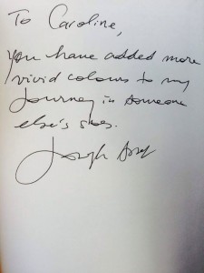 Joseph Assaf Book for Caroline Hong