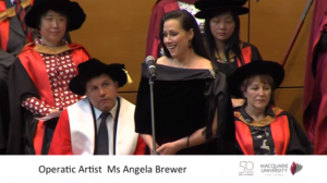 Operatic Angela Brewer MacQuarie University